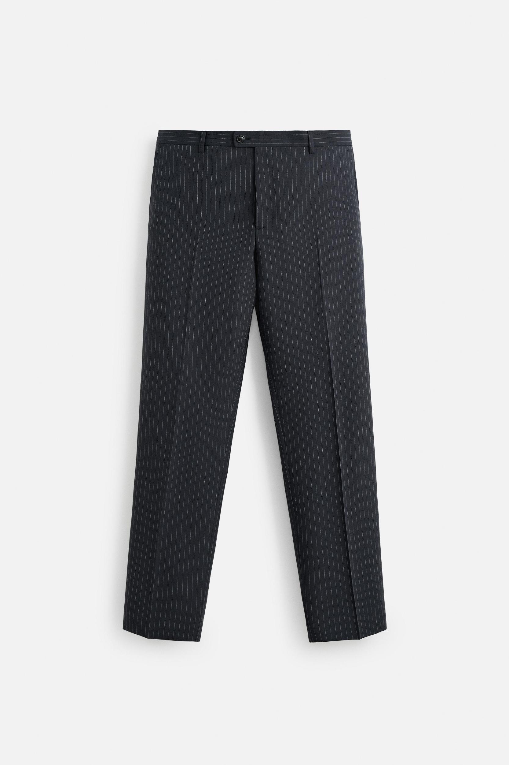 PINSTRIPE SUIT PANTS Product Image