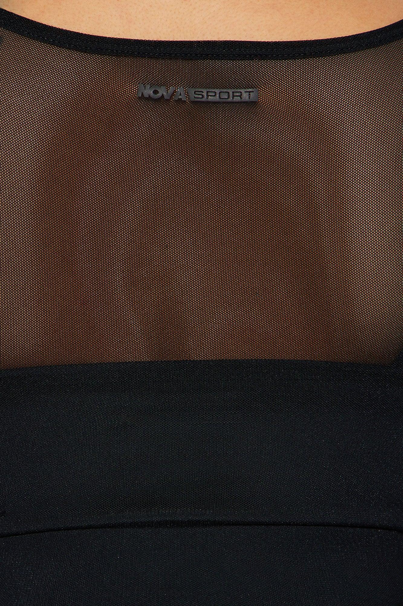 Pedals and Poses Elevate Active Twofer Top - Black Product Image