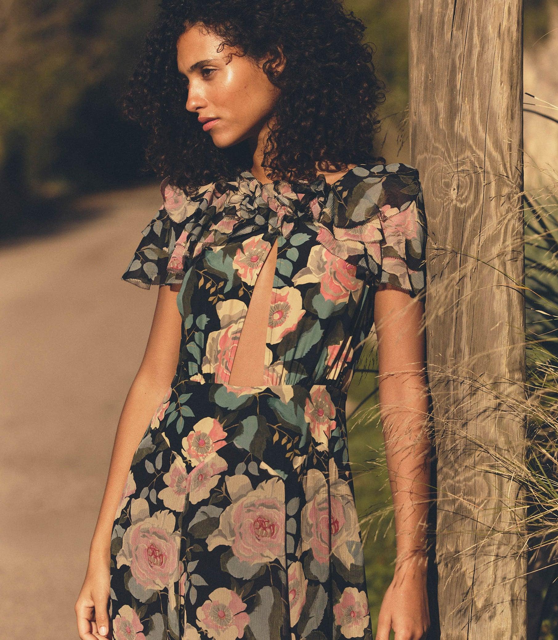 AMIRA DRESS -- ROSE GARDEN FLORAL Product Image
