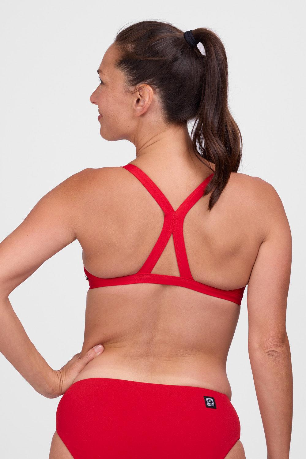 Kathleen Bikini Top - Red Female Product Image