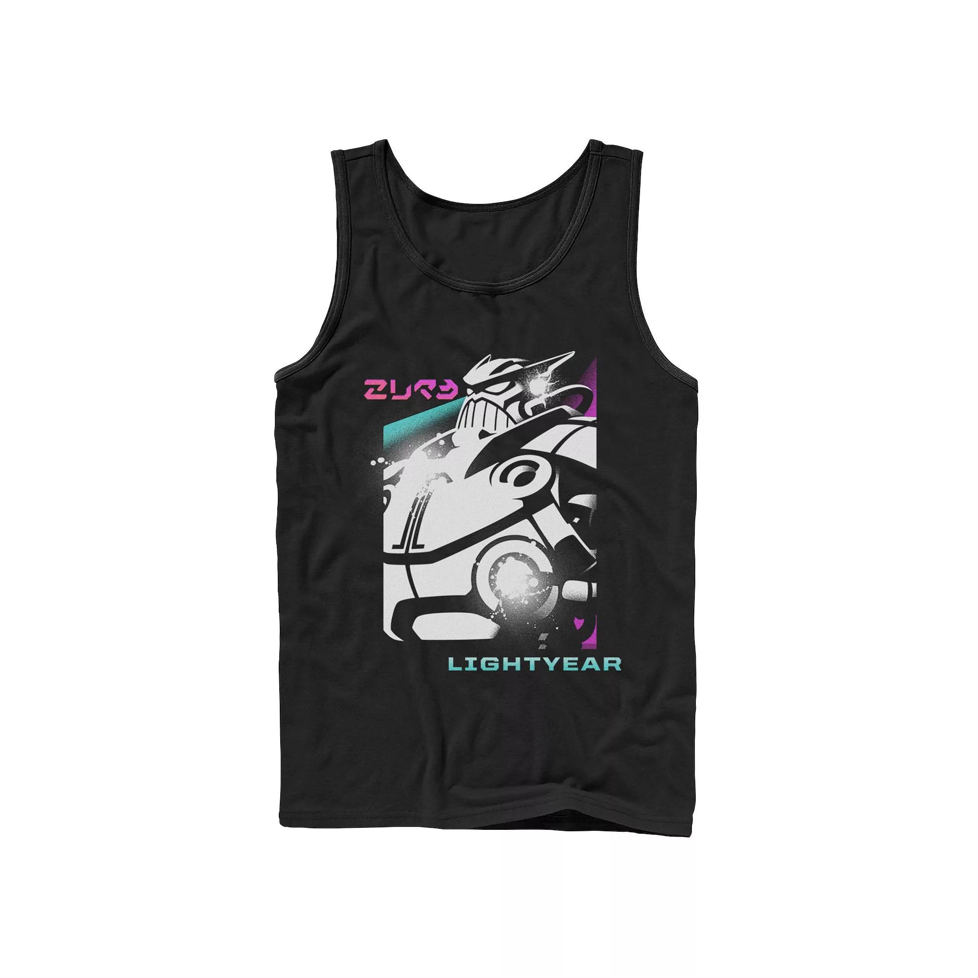 Disney / Pixar's Lightyear Emperor Zurg Men's Graffiti Contrast Tank Top,  Product Image