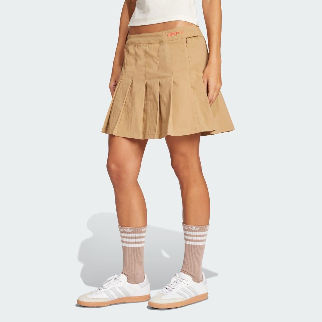 adidas Pleated Skirt Night Indigo 18 Womens Product Image