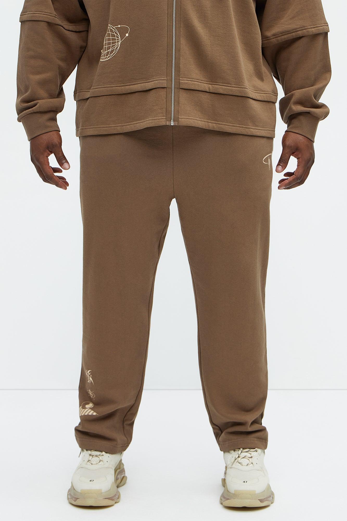 Interstellar Sweatpants - Brown Product Image