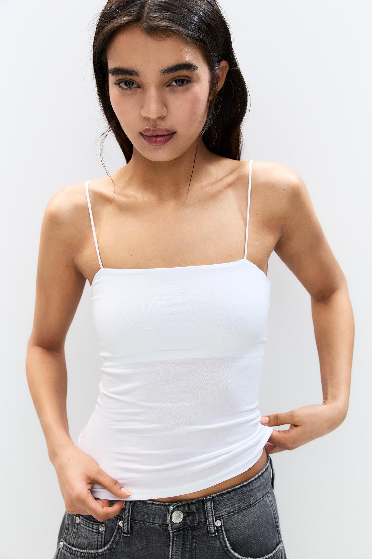 Strappy straight-cut top Product Image