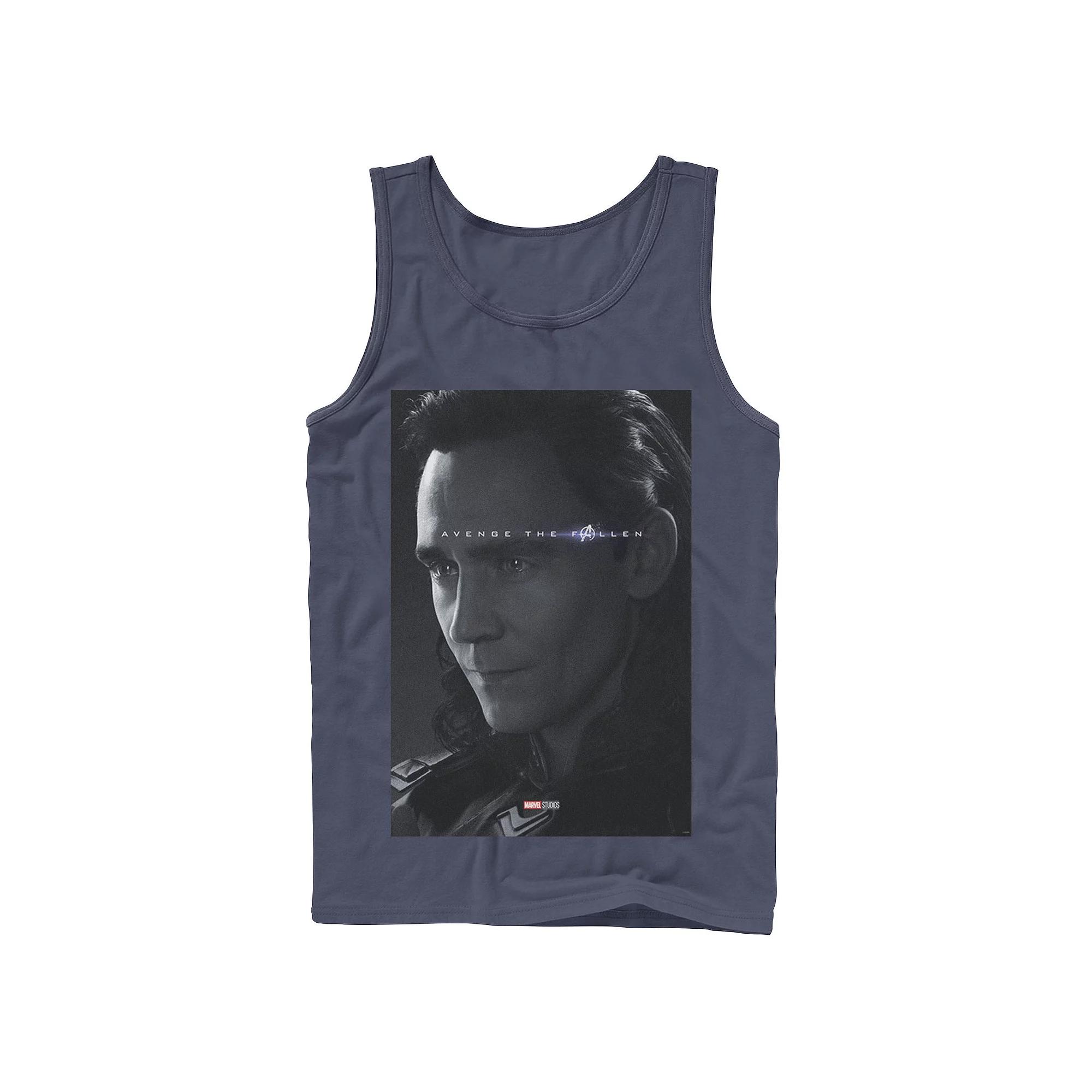 Men's Marvel Avengers Endgame Loki Avenge The Fallen Poster Tank Top, Boy's,  Product Image
