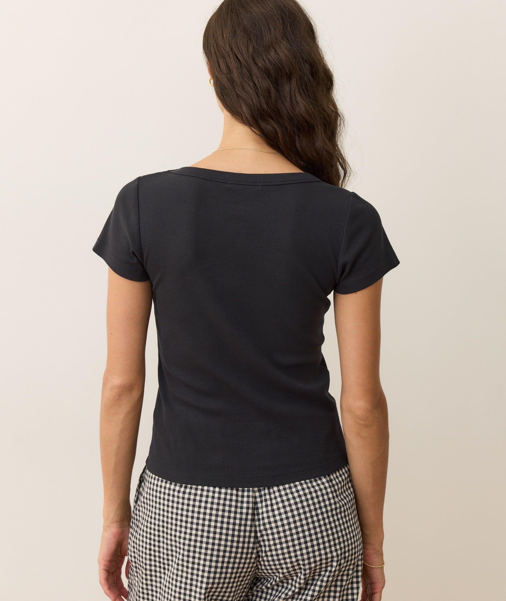 Lexi Rib Sun-In Scoop Tee Product Image