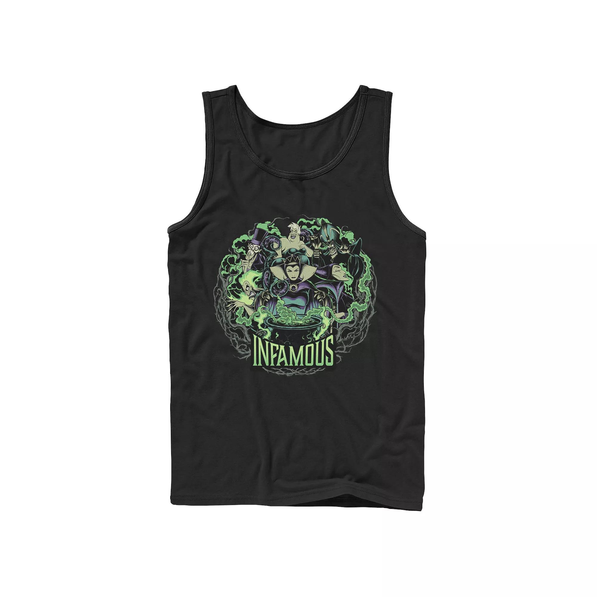 Disney's Villains Infamous Evil Group Men's Tank Top,  Product Image