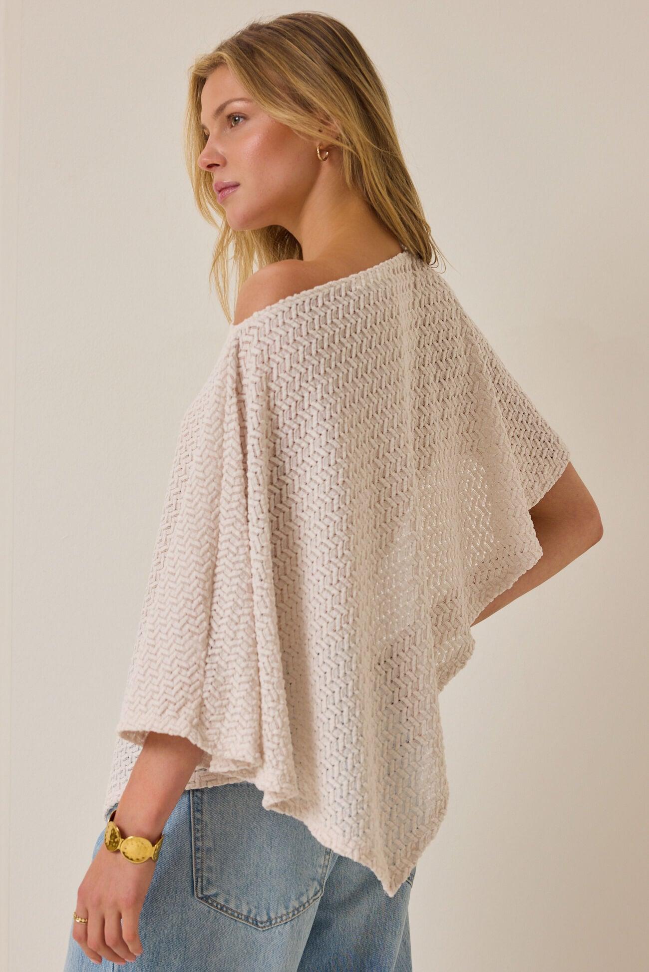Larken Knit Poncho Product Image