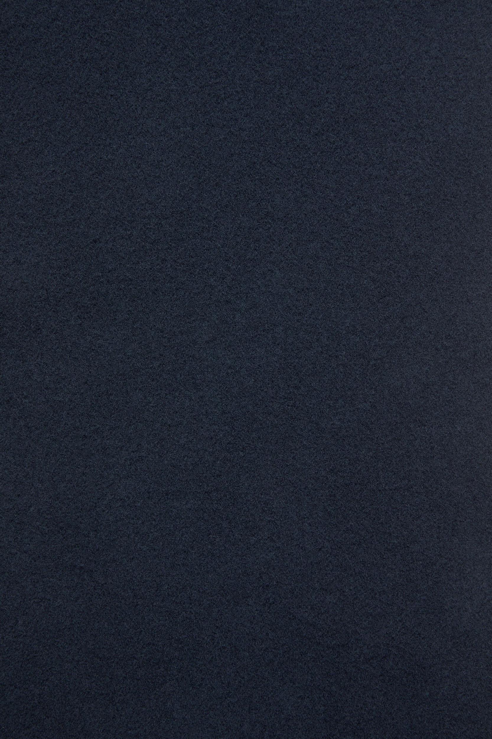 Fringe wool scarf - skinny Product Image