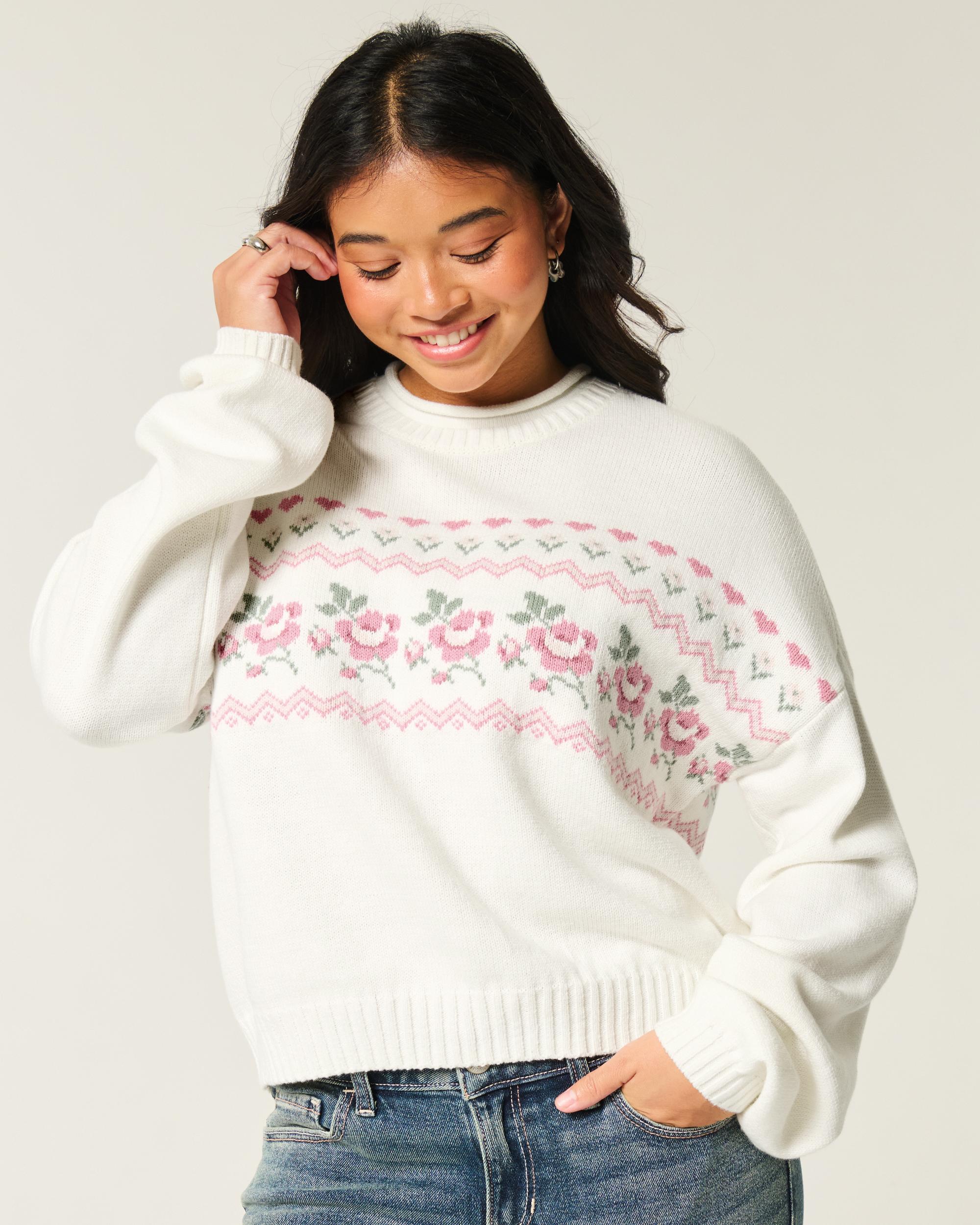 Easy Roll-Neck Crew Sweater Product Image