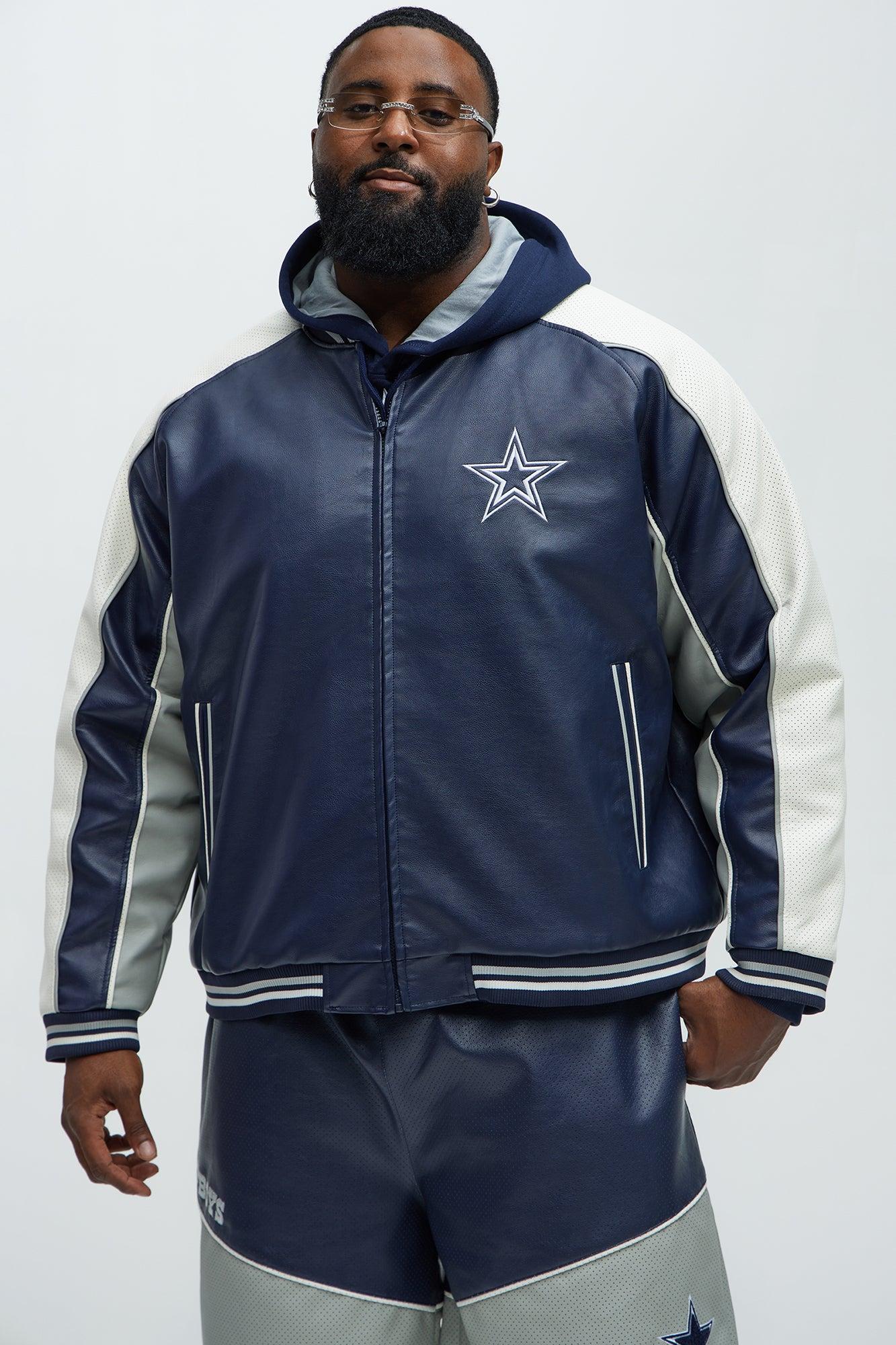 Cowboys High Standard Jacket - White/Blue Male Product Image