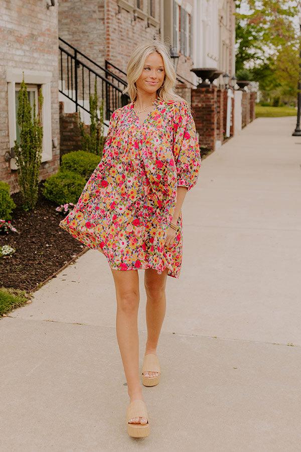 Mosaic of Style Floral Mini Dress Product Image