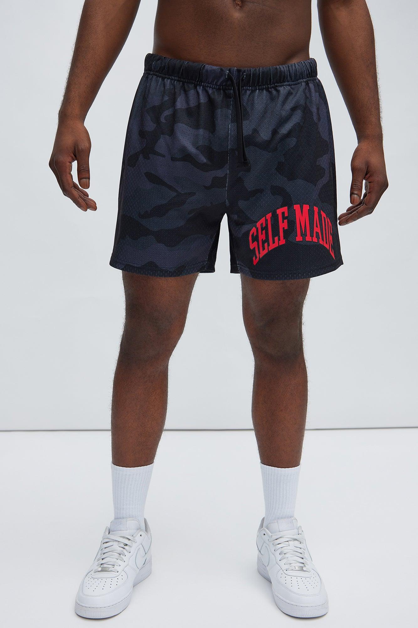 Self Made Mesh Shorts - Black Product Image