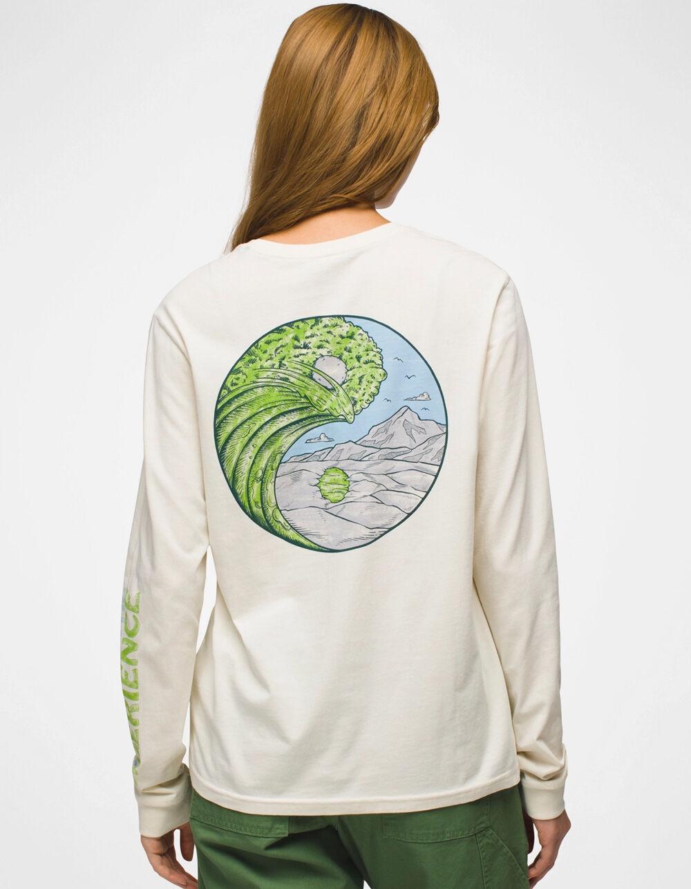 PRANA Heritage Graphic Mens Long Sleeve Tee - CREAM Product Image