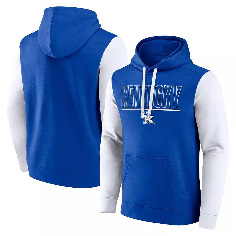 Mens Fanatics Royal Los Angeles Dodgers Outline Fleece Pullover Hoodie Product Image