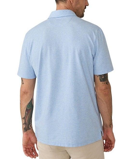 Faherty Movement Heather Short Sleeve Polo Shirt Product Image