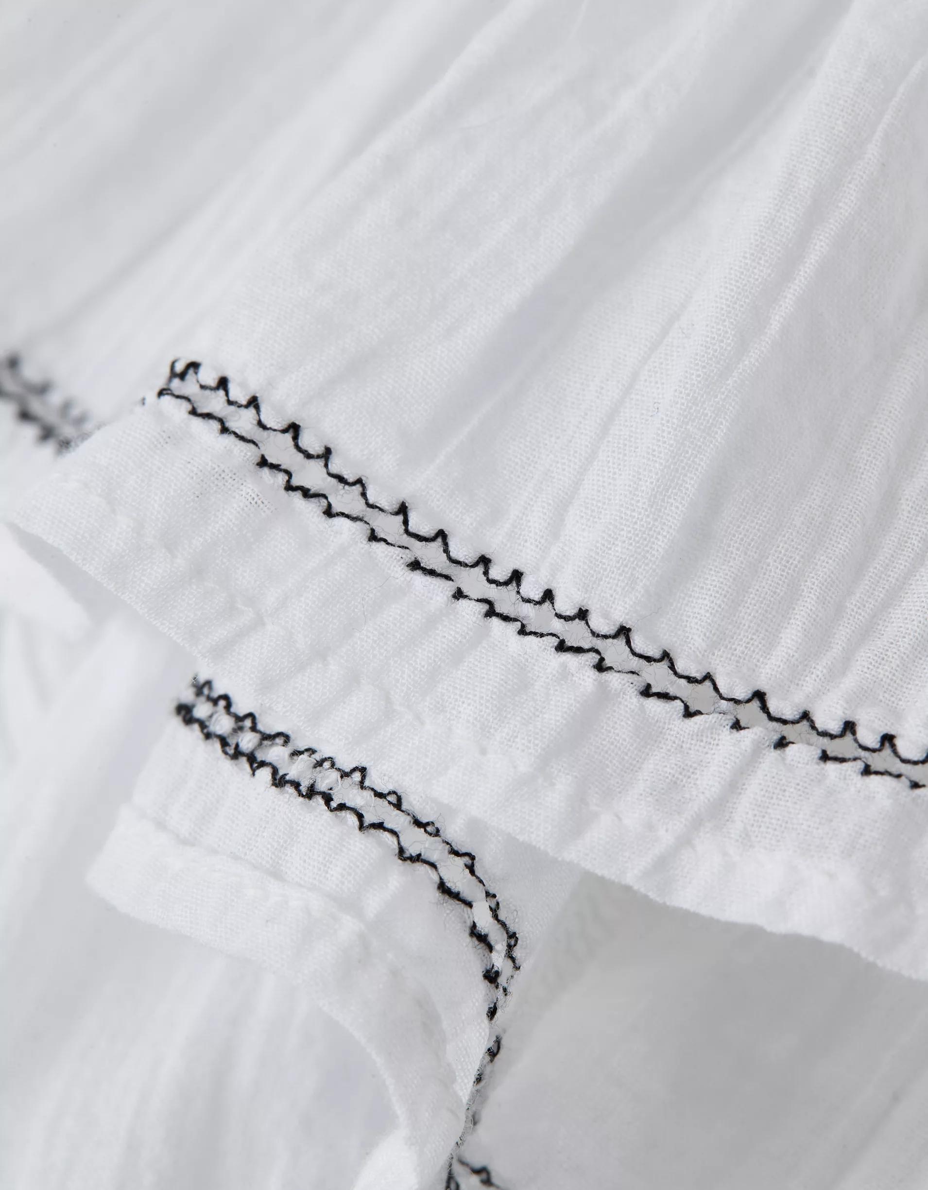 AE Crochet Babydoll Mini Dress Product Image