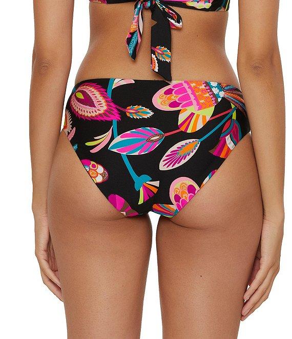 Trina Turk Luminary Printed Reversible Hipster Swim Bottom Product Image