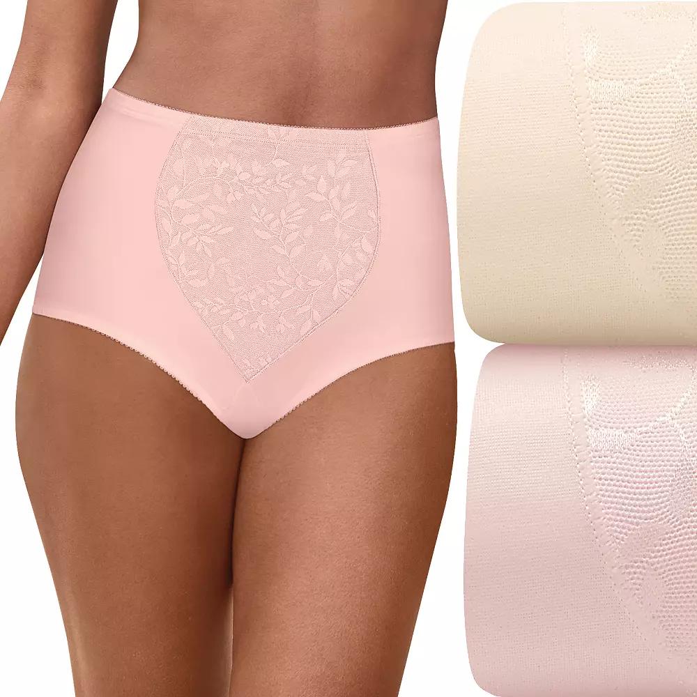 Bali 2-Pack Firm Control Tummy Panel Shaping Brief Panty X710, Women's,  Product Image