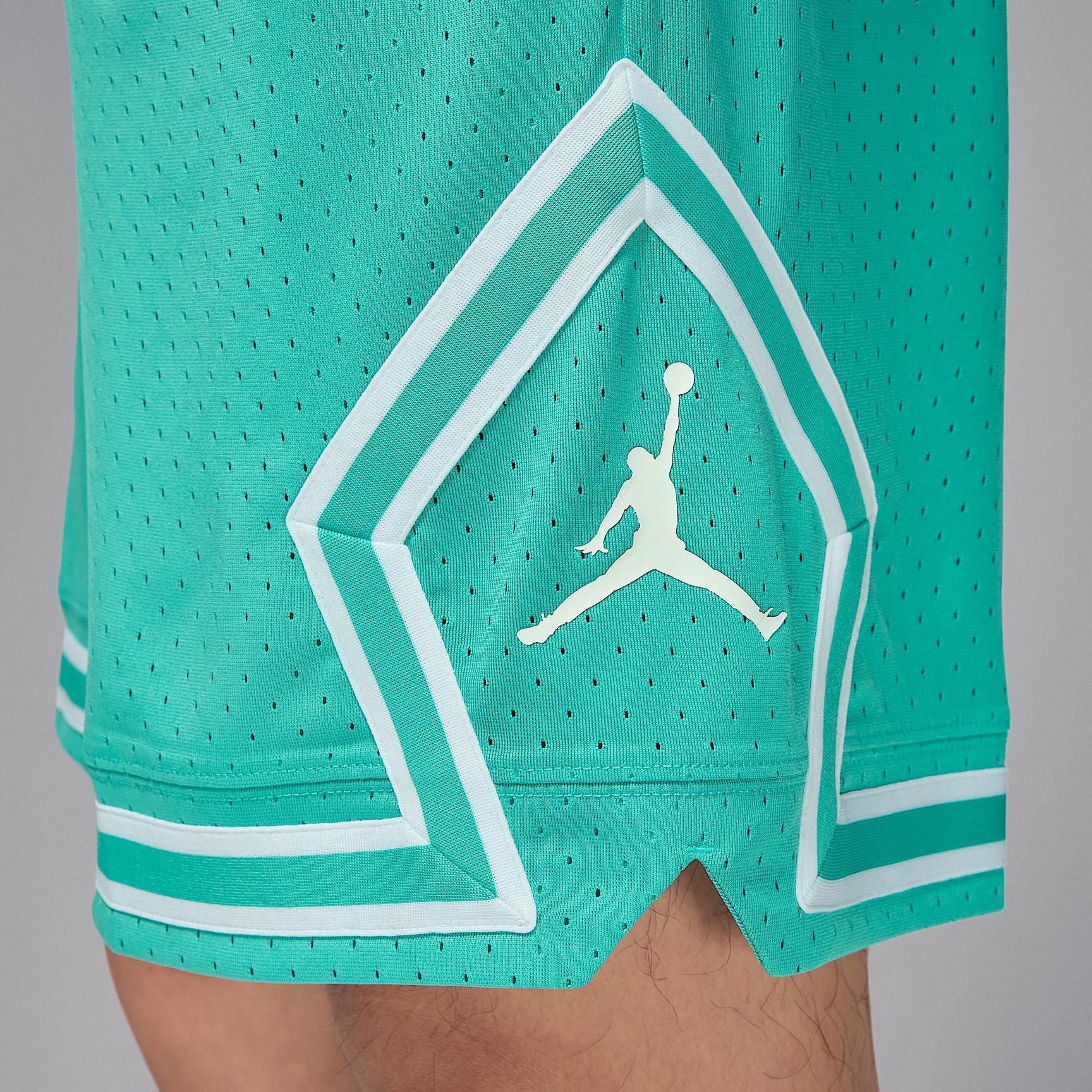 Mens Jordan Sport Dri-FIT Mesh Diamond Shorts | HF9910-392 Product Image