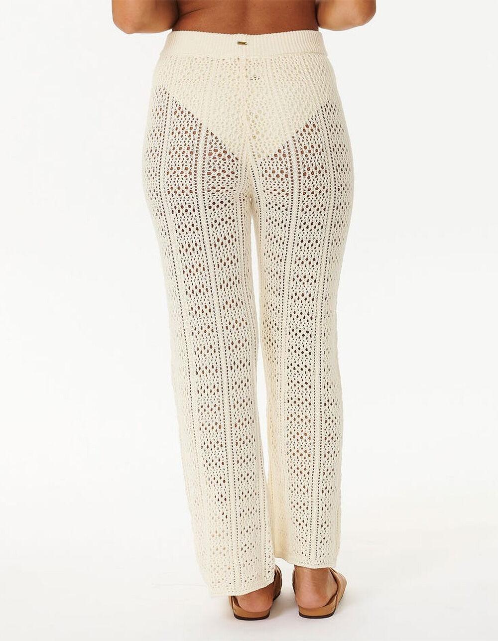 RIP CURL Pacific Dreams Womens Crochet Pants - OFF WHITE Product Image