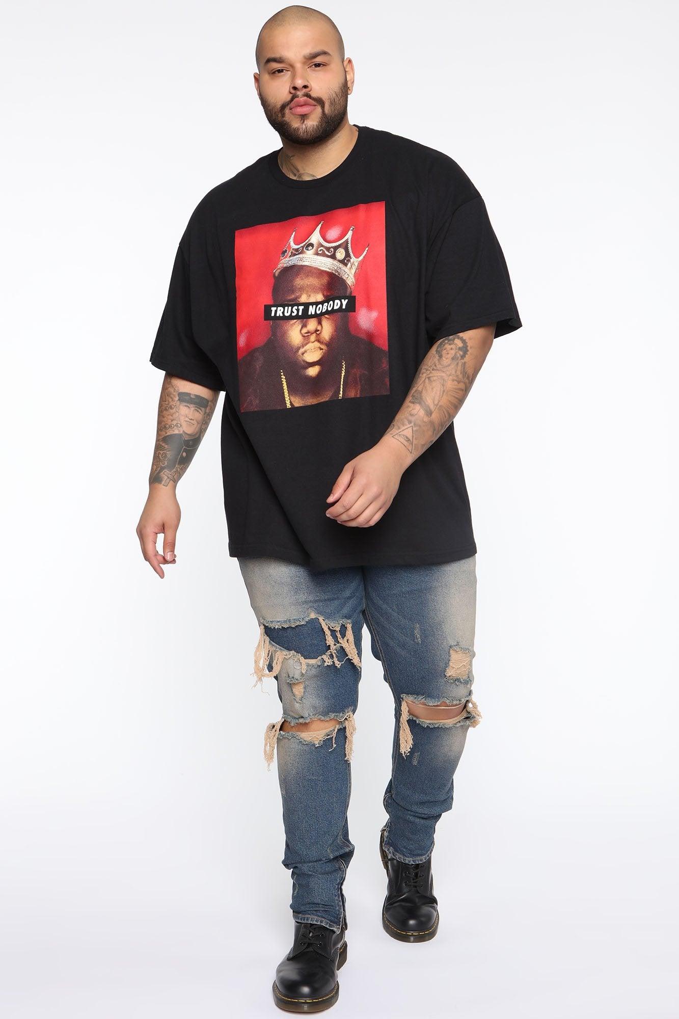 Trust Nobody Short Sleeve Tee - Black/combo Product Image