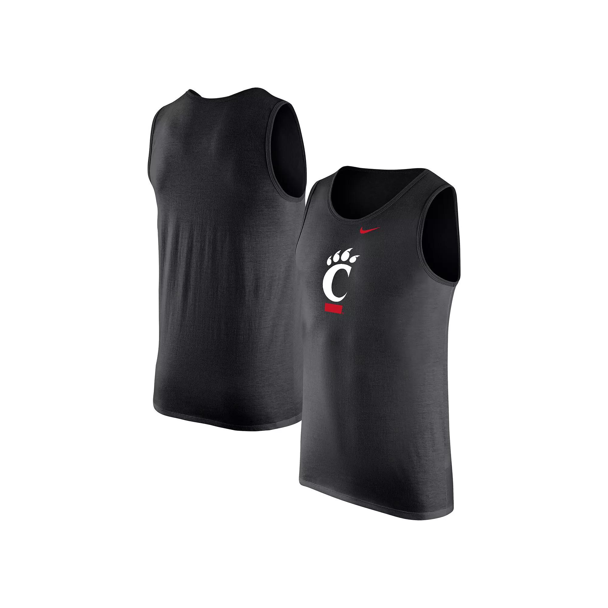Men's Nike Black Cincinnati Bearcats Tank Top, Size: Large Product Image