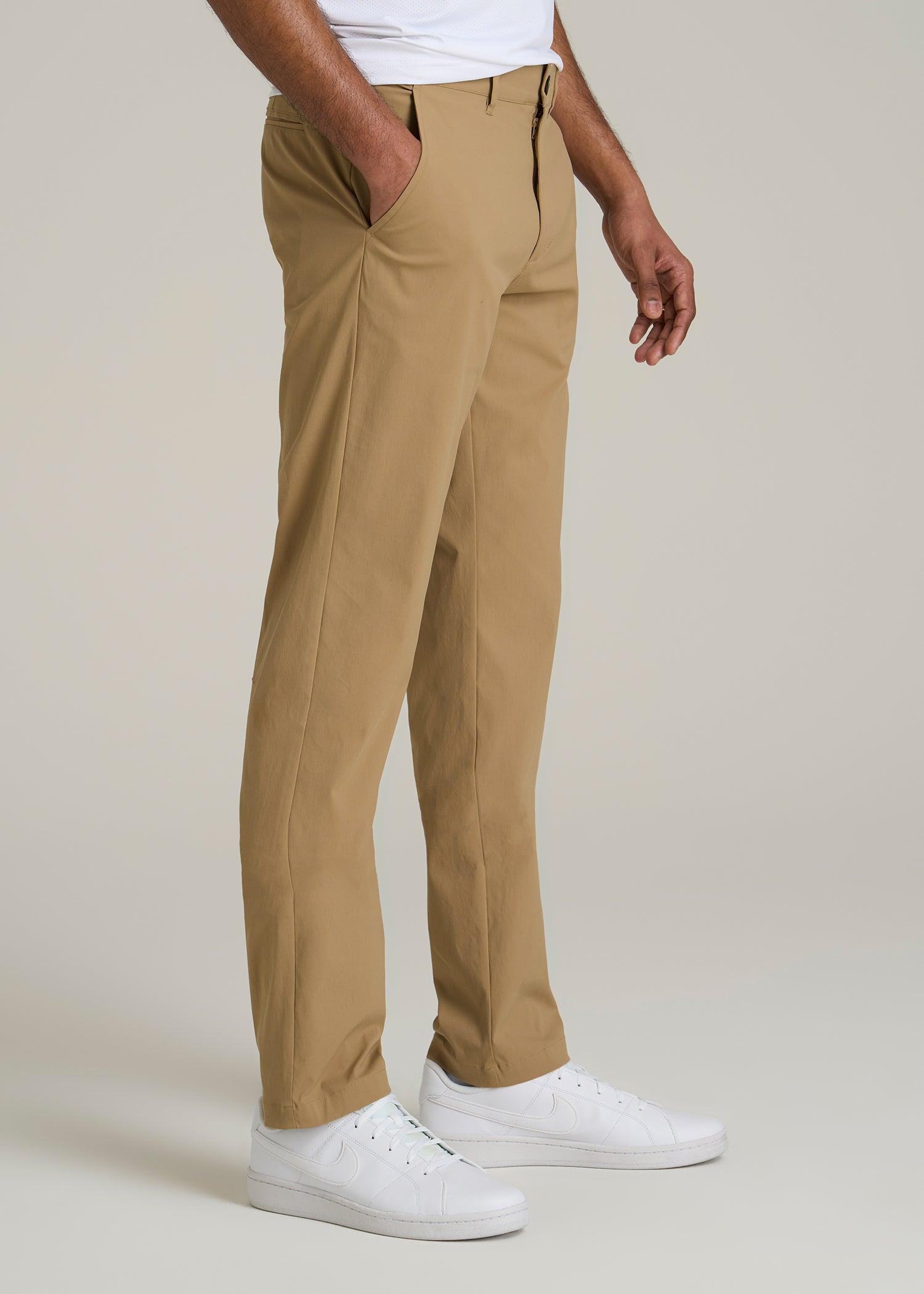 TAPERED FIT Traveler Chino Pants for Tall Men in Tannin Product Image