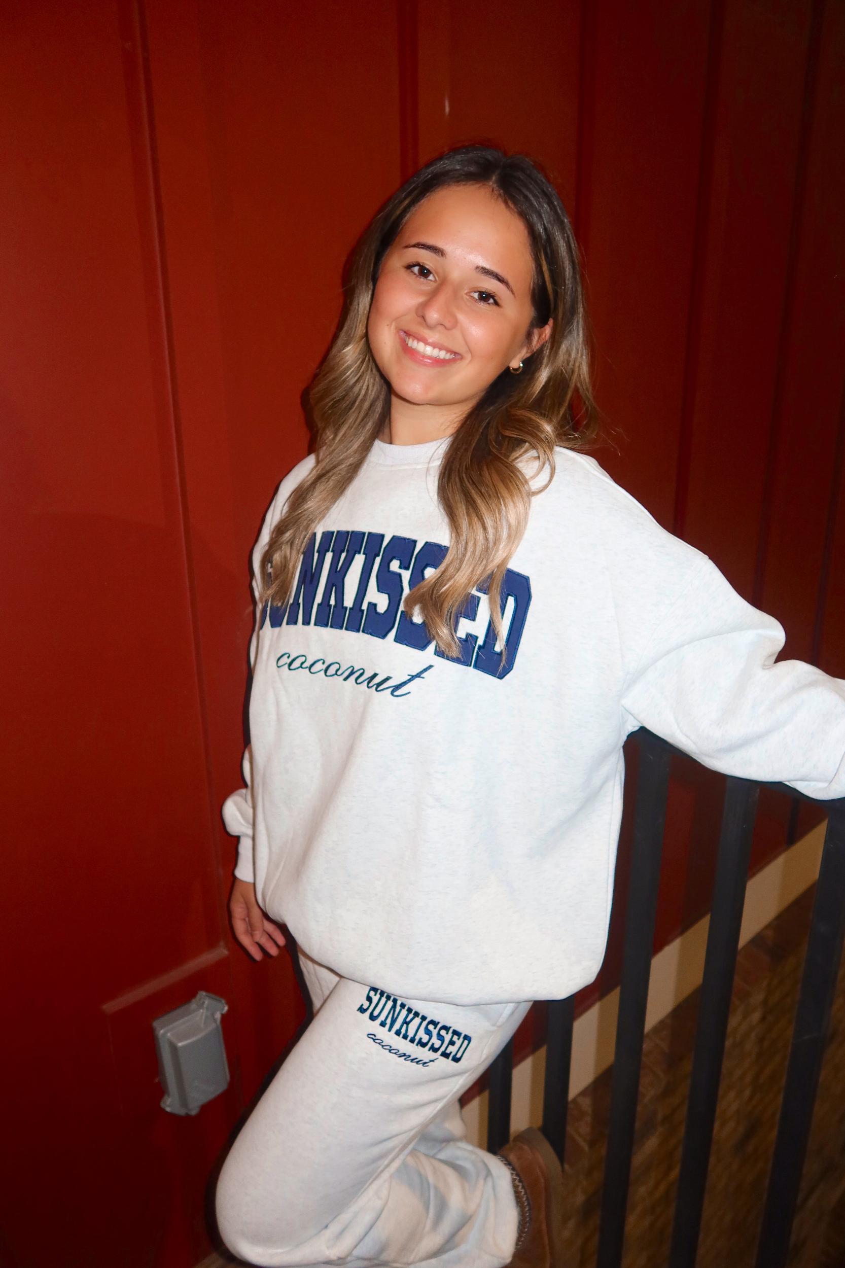 Pearl Grey Newport Sunkissed Jogger Sweatpants Product Image