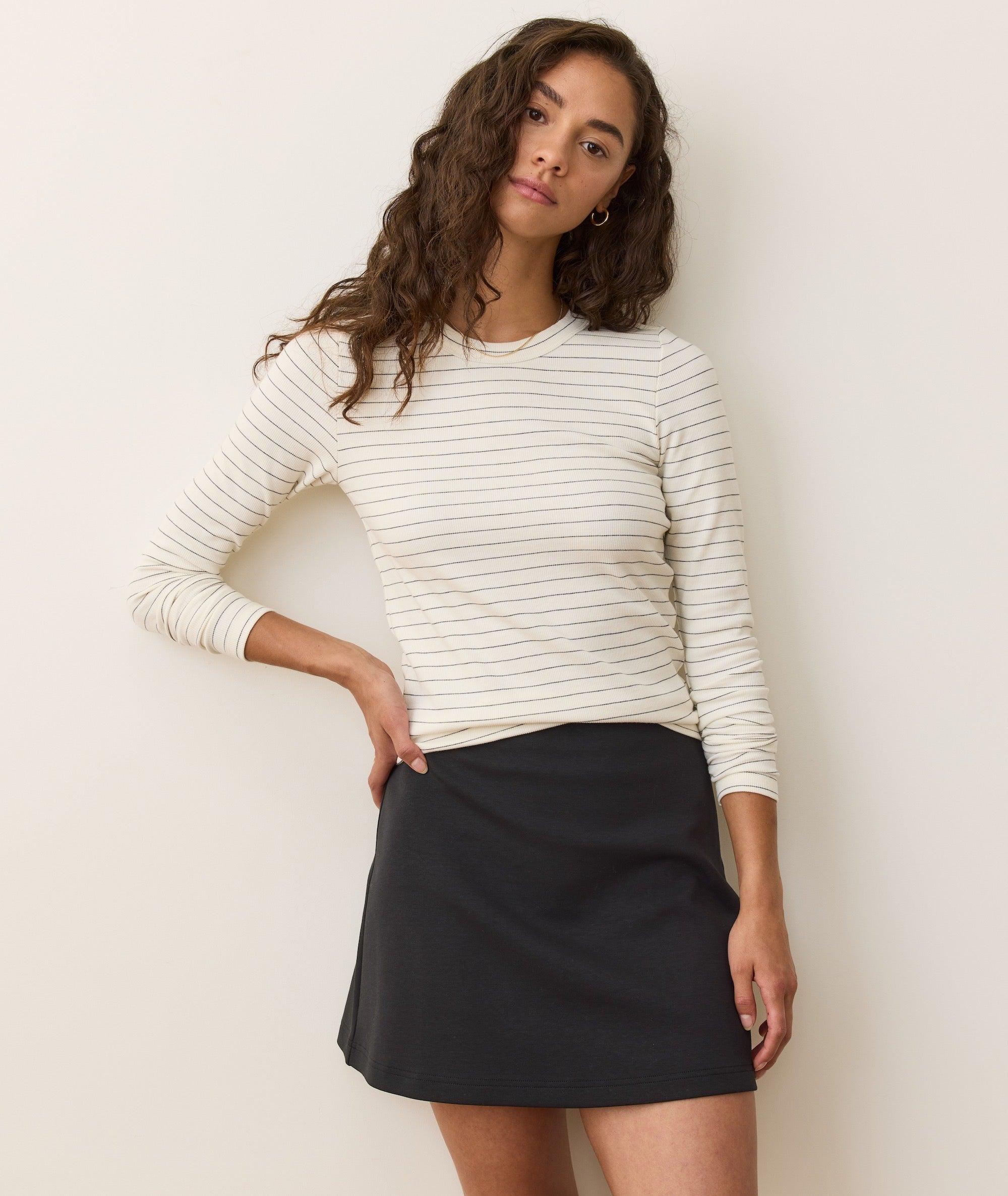 Lexi Rib Sun-In Longsleeve Crew Tee Product Image