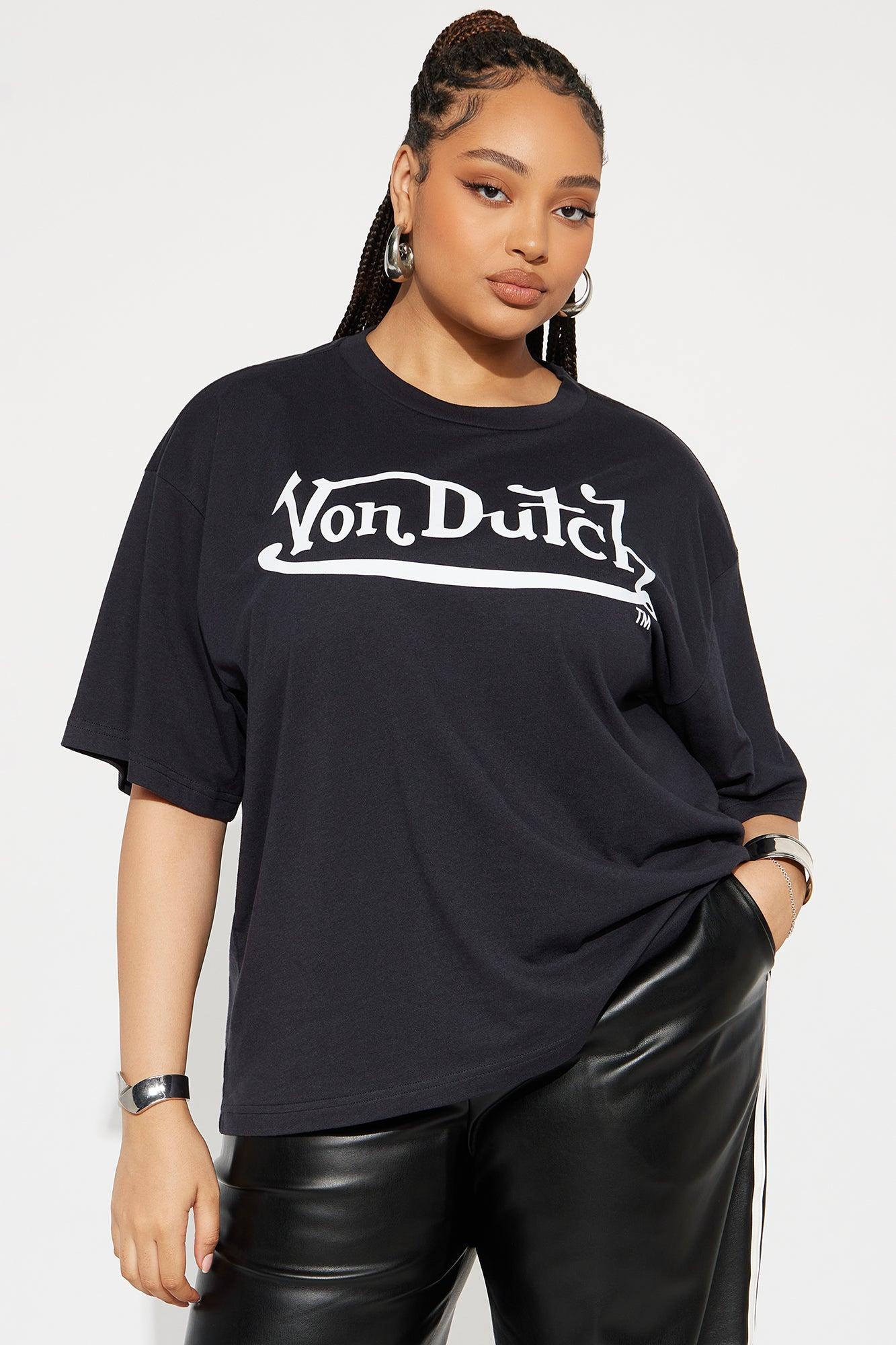 Von Dutch Classic Oversized Tee - Black Product Image