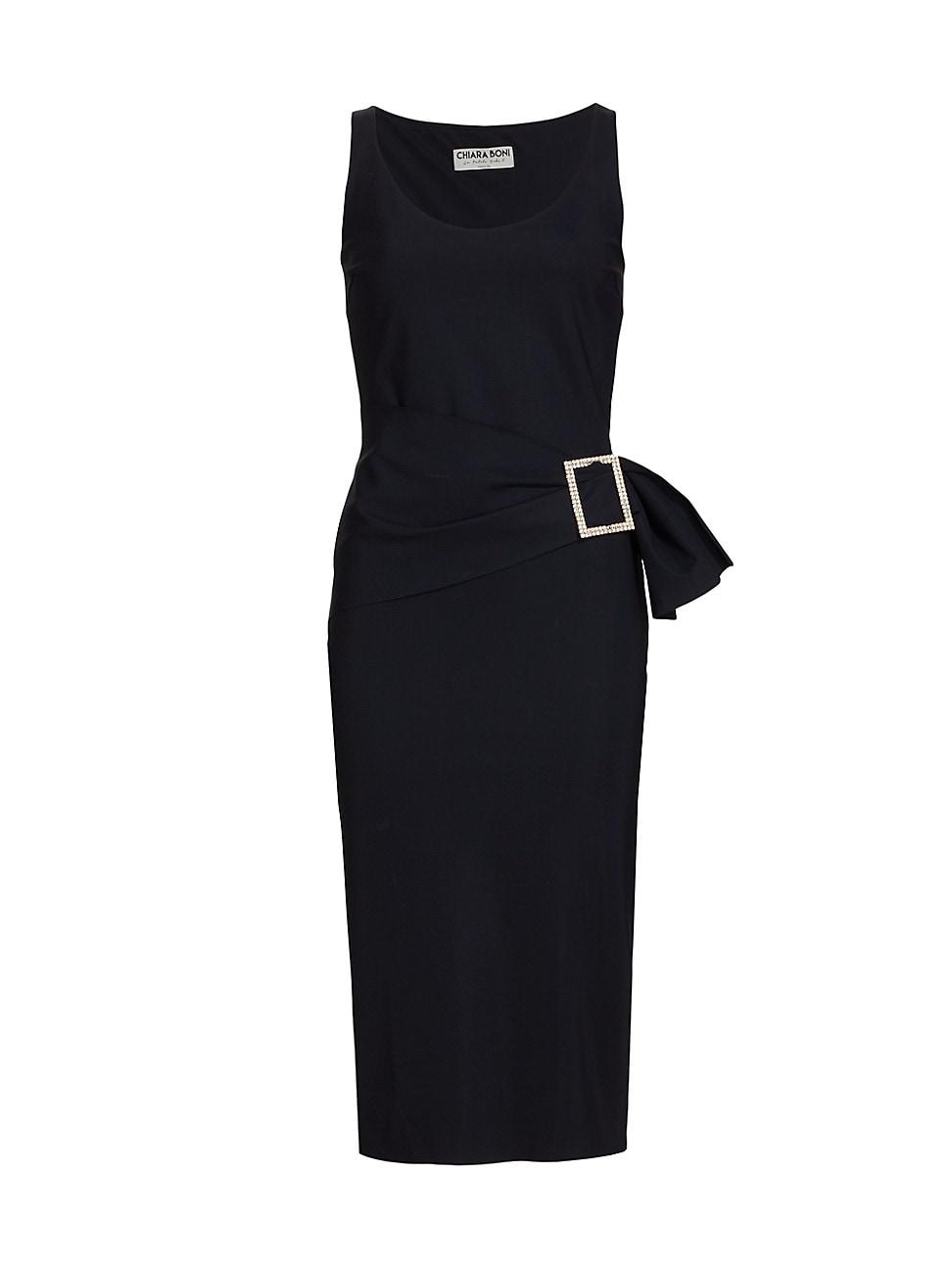 Womens Africa Sleeveless Buckled Midi-Dress Product Image