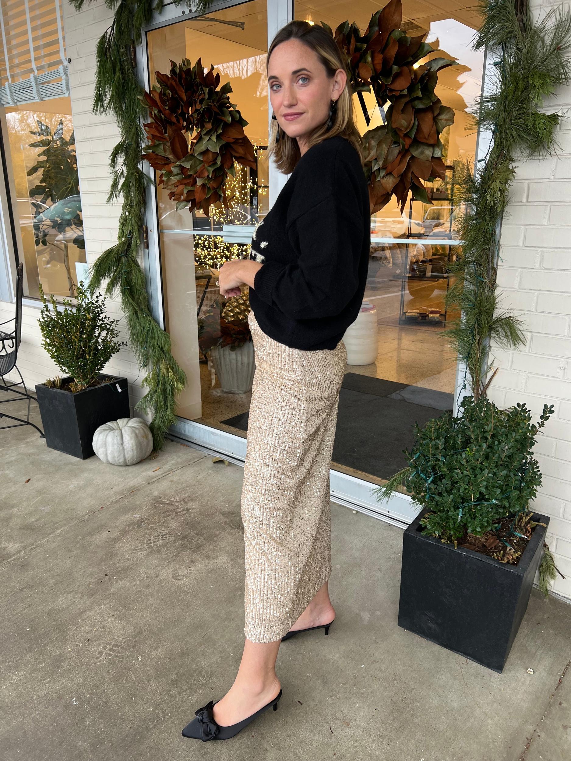 [Z Supply] Saturn Sequin Midi Skirt Product Image