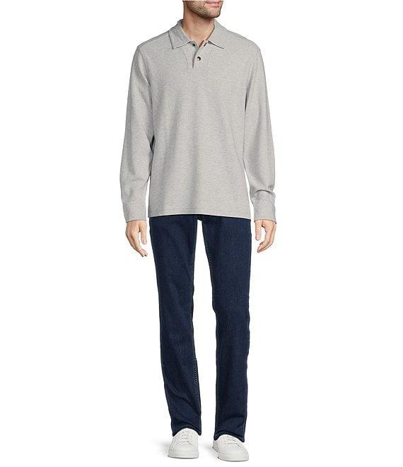 Tommy Bahama Las Arias Long Sleeve Polo French Rib Polo Shirt Product Image