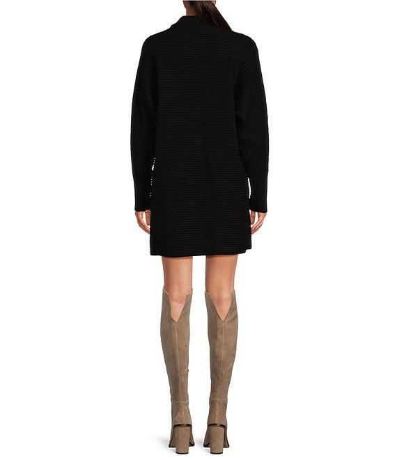 Gianni Bini Michelle Acrylic Turtleneck Long Sleeve Sweater Dress Product Image