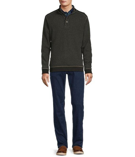 Tommy Bahama New Flip Coast Long Sleeve Mock Neck Pullover Product Image
