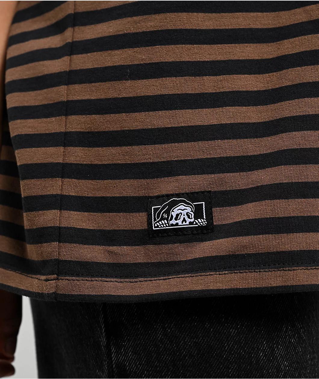 Lurking Class by Sketchy Tank Stay Sharp Brown & Black T-Shirt Product Image