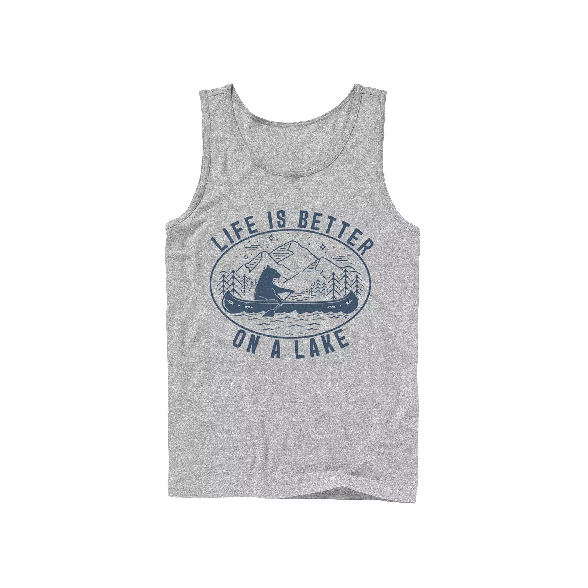 Men's Life Is Better On A Lake Bear Product Image