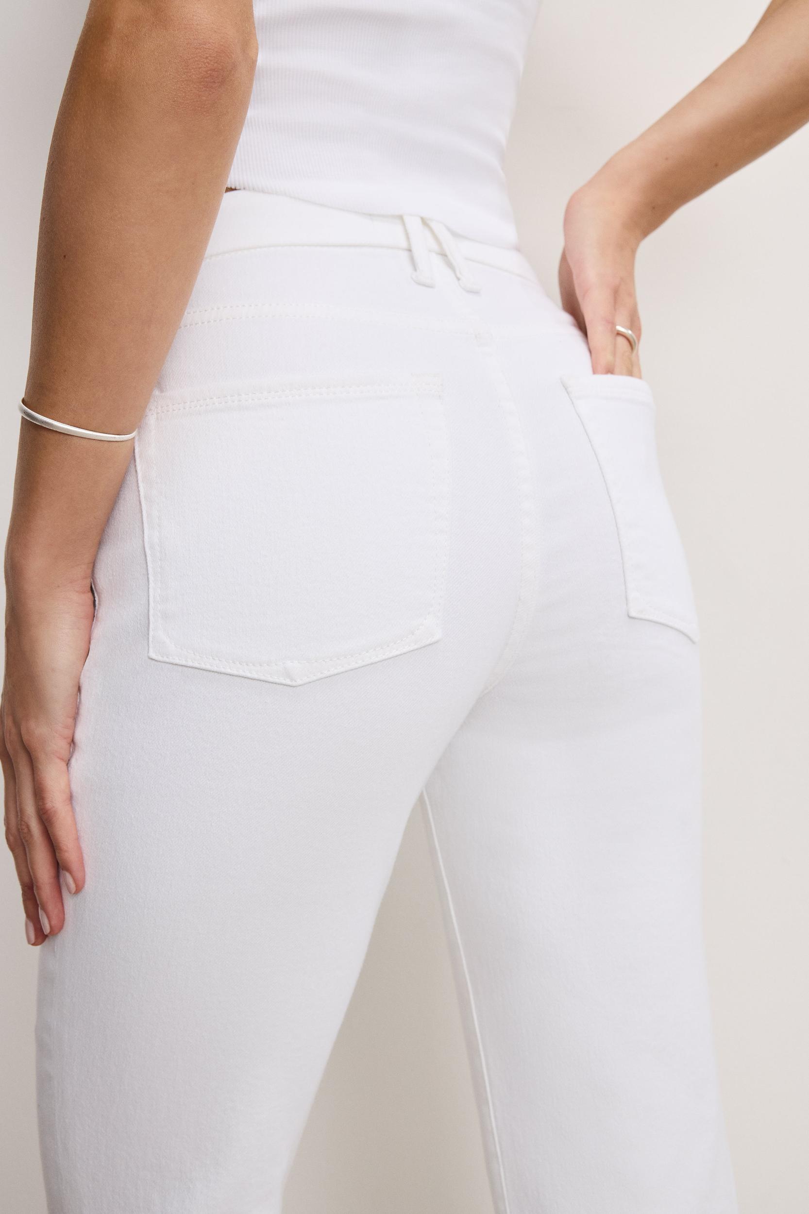 GOOD LEGS FLARE JEANS | WHITE001 Product Image