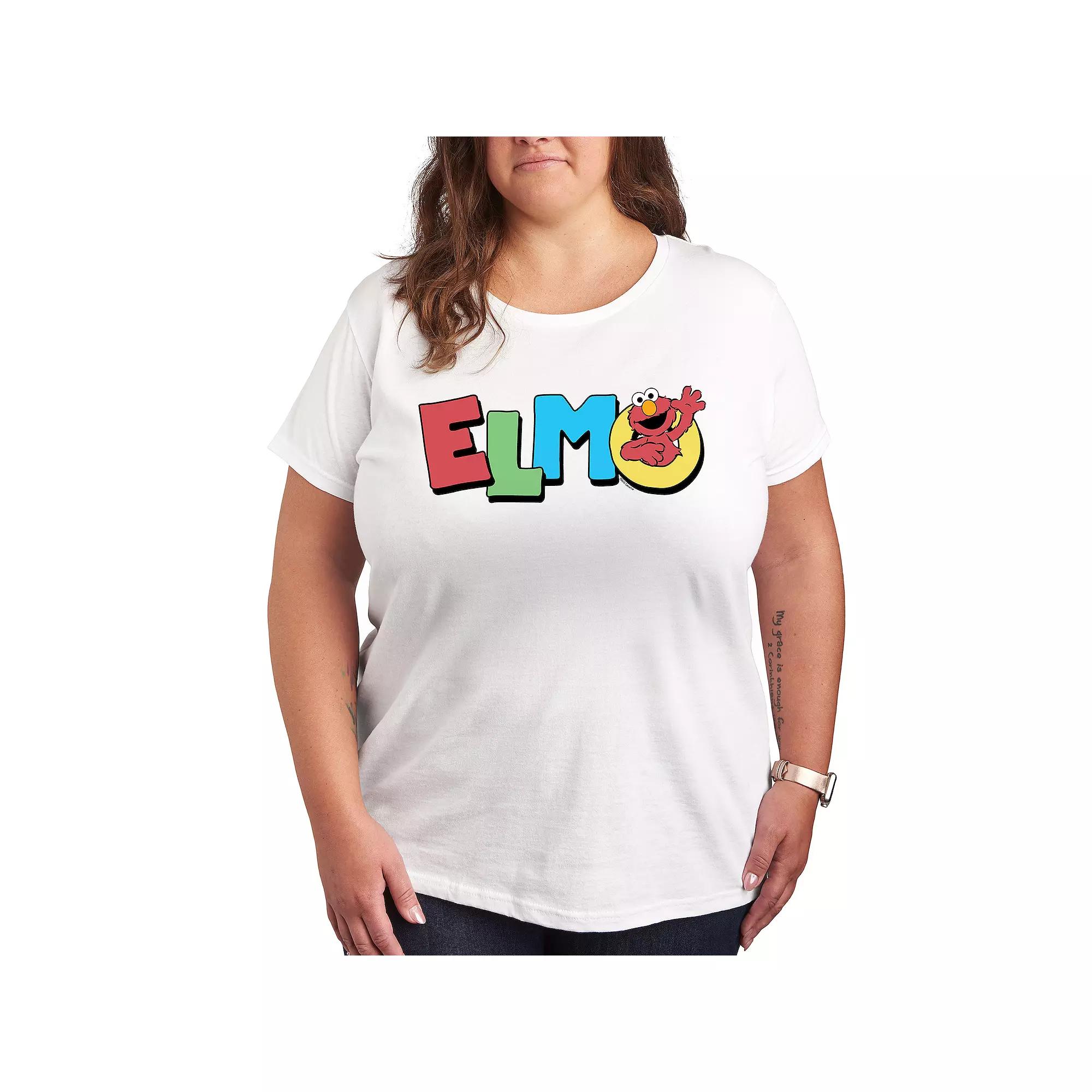 Plus Sesame Street Elmo Graphic Tee, Women's,  Product Image