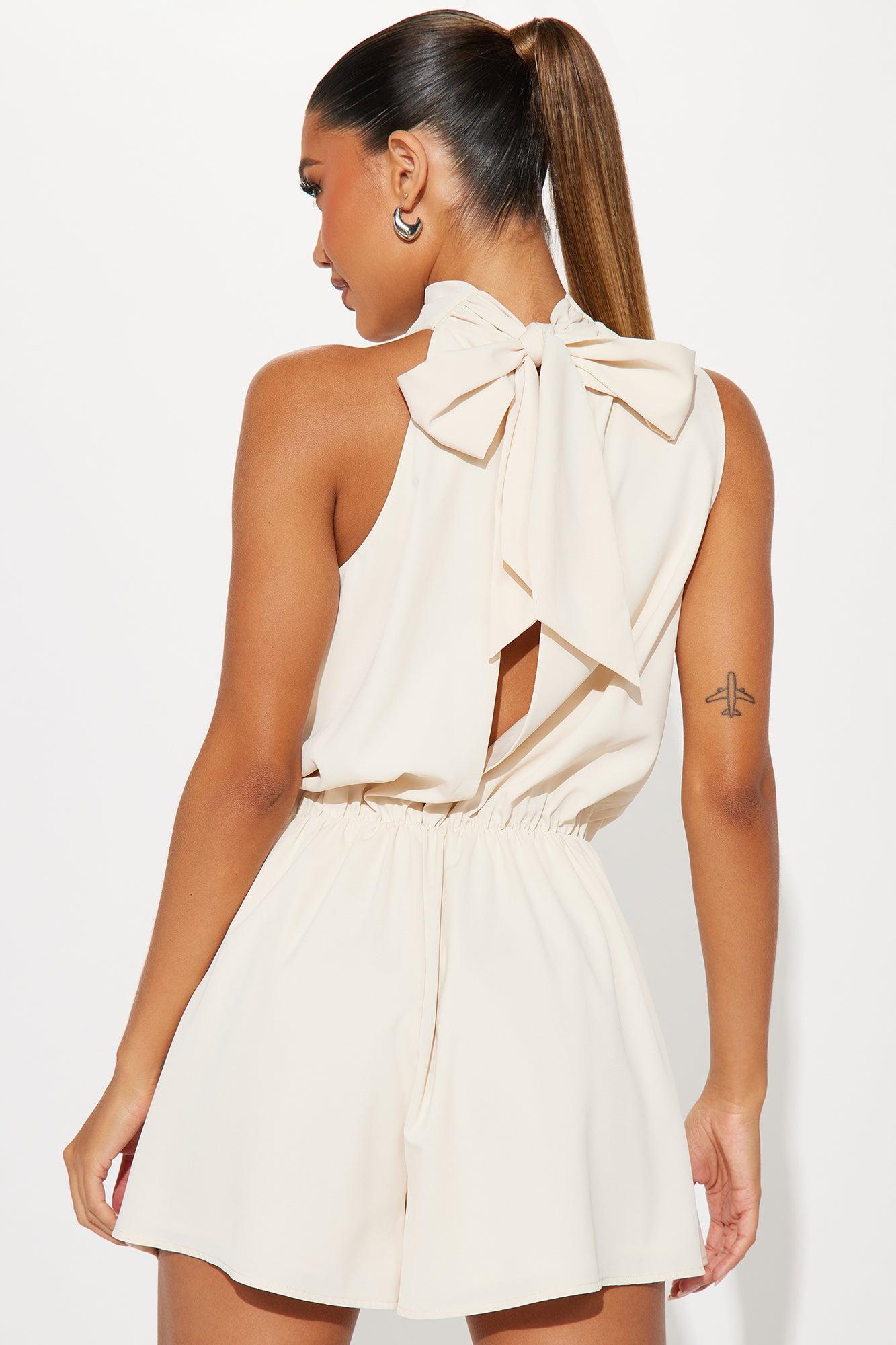 Summer In The City Romper - Cream Product Image