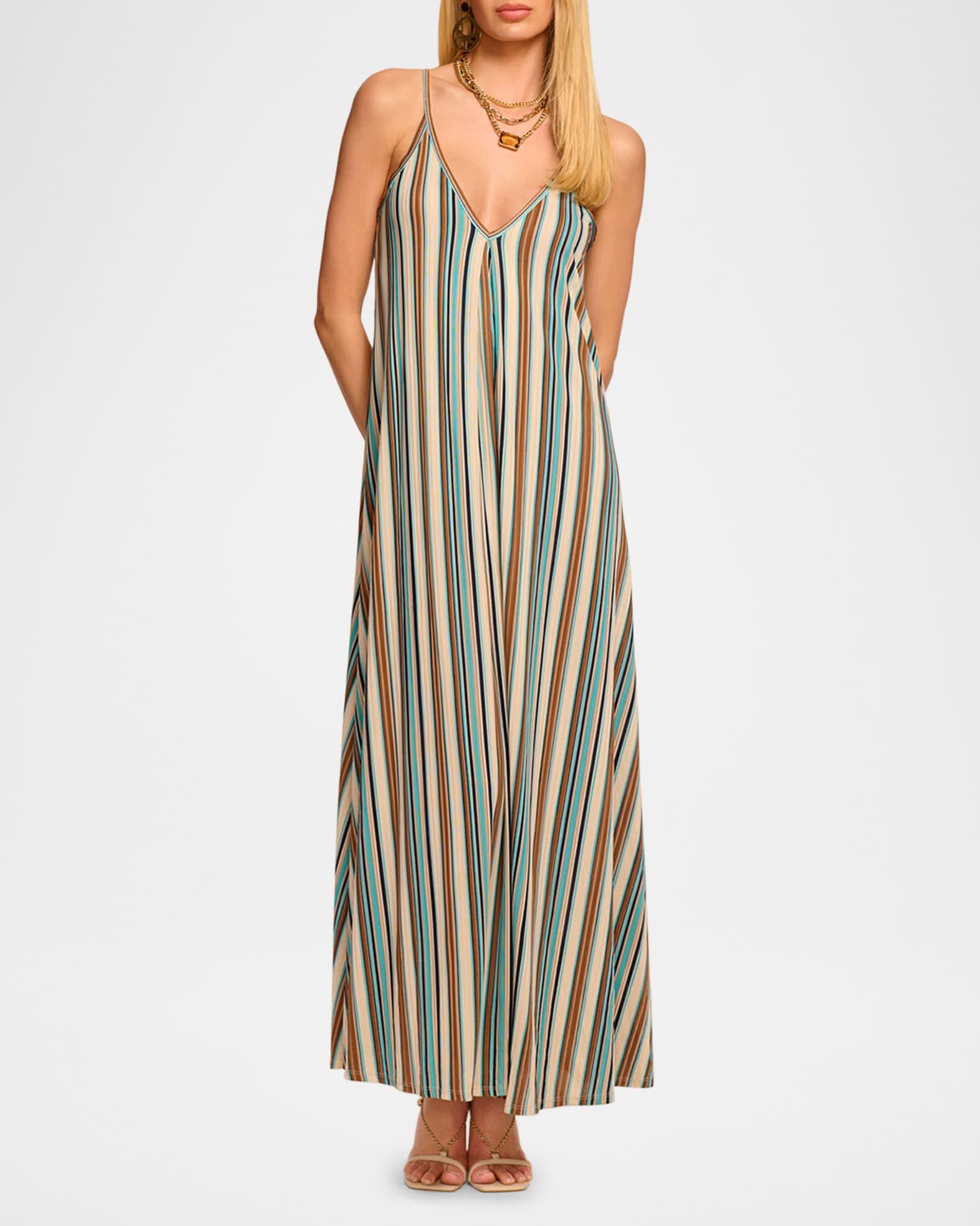 Striped Clara Maxi Dress Product Image