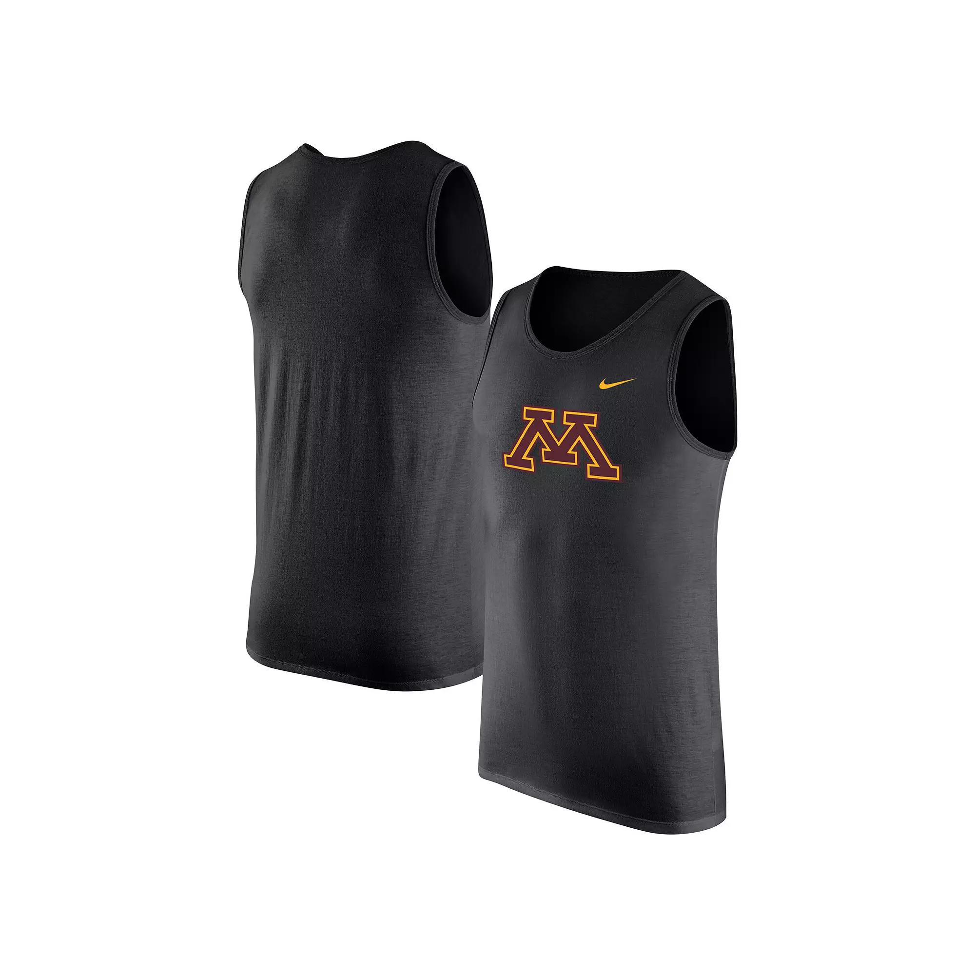 Men's Nike Black Minnesota Golden Gophers Tank Top, Size: Large Product Image