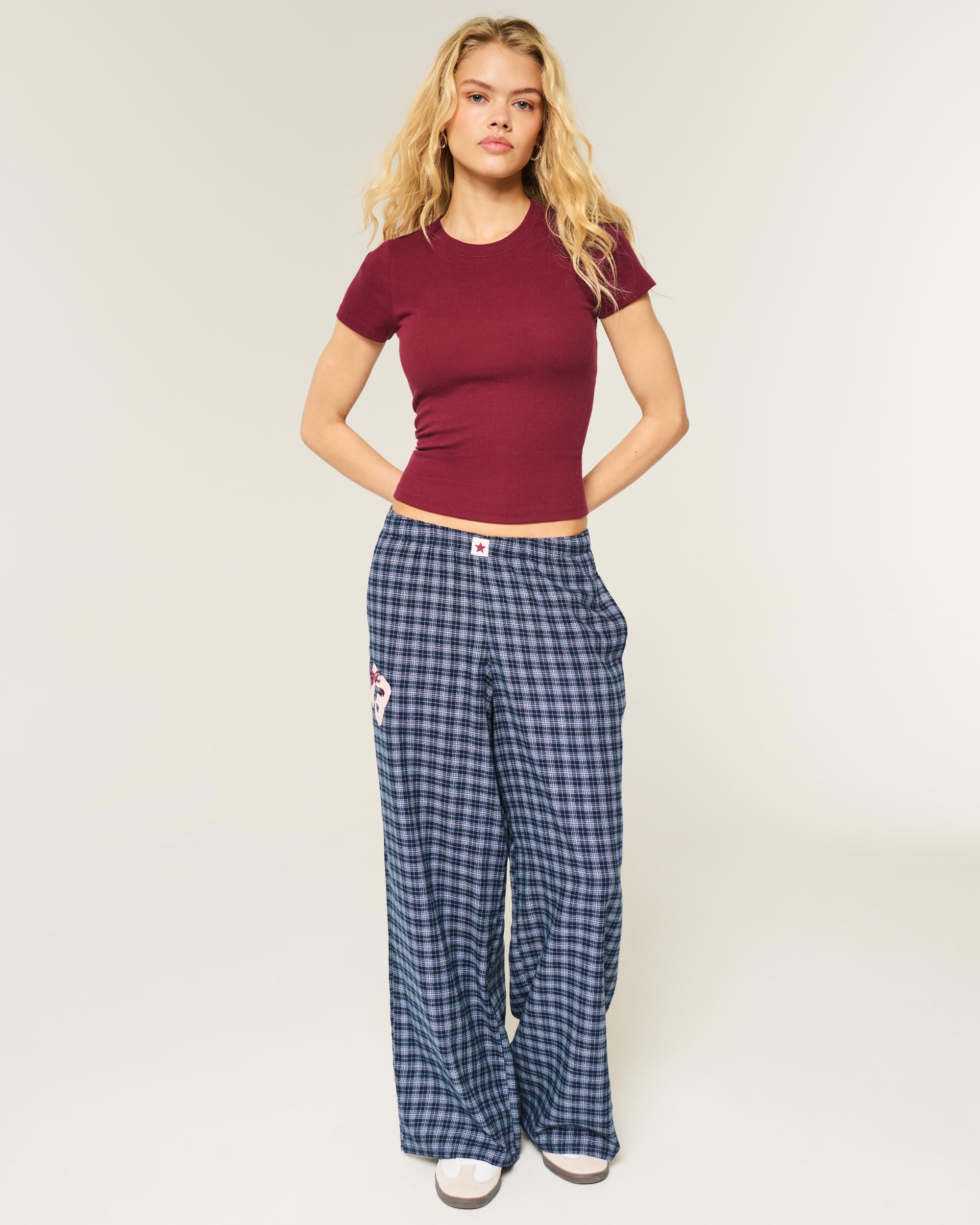 Baggy Flannel Pants Product Image