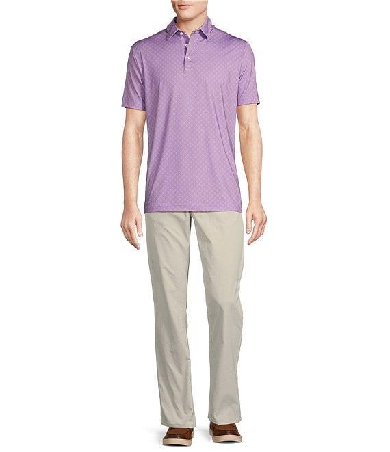 Cremieux Blue Label Performance Big & Tall Stretch Golf Printed Short Sleeve Polo Shirt Product Image