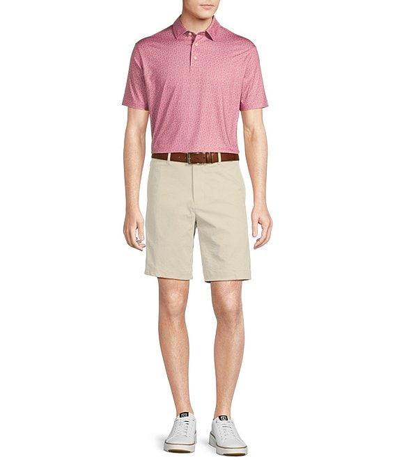 Cremieux Blue Label Performance Stretch Cocktail Print Short Sleeve Polo Shirt Product Image