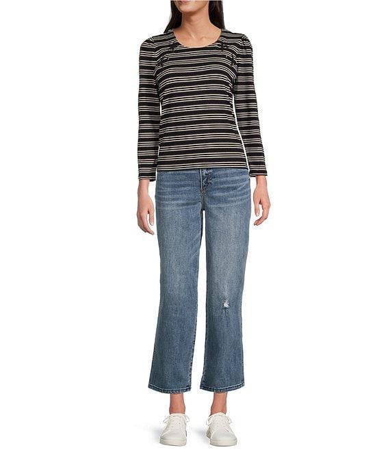 Democracy #double;Ab#double;solution® Sky Rise Relaxed Straight Leg Cropped Jeans Product Image