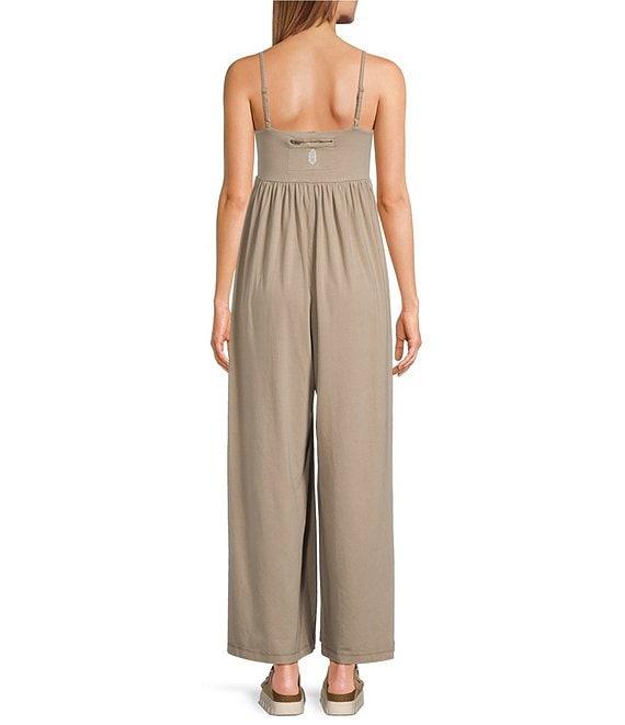FP Movement Hot Shot Strappy Square Neck Sleeveless Wide Leg Jumpsuit Product Image