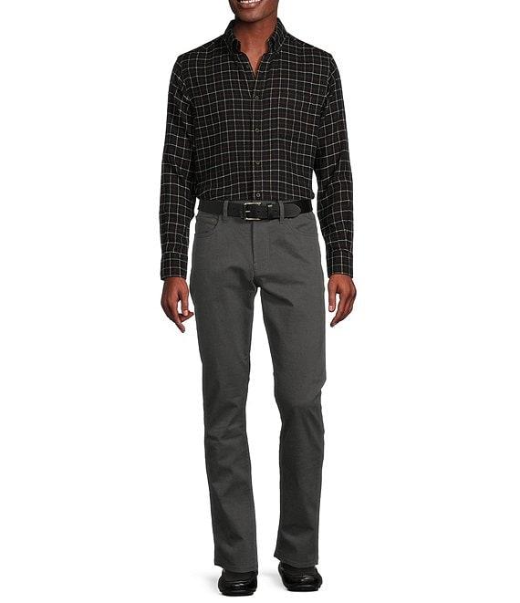Cremieux Blue Label Chamonix Collection Small Plaid Moleskin Long Sleeve Woven Shirt Product Image