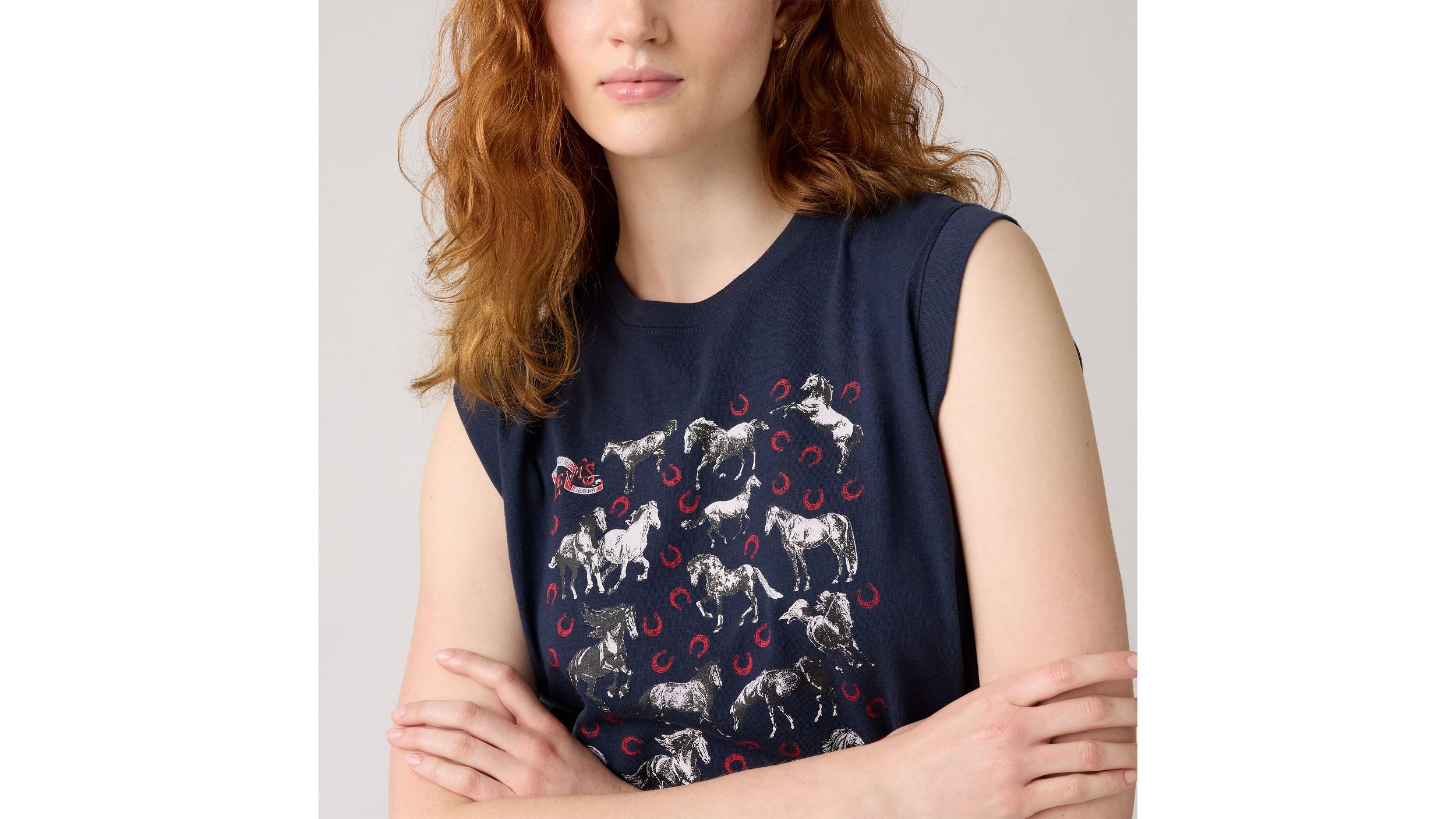 Graphic Boxy Tank Top Product Image